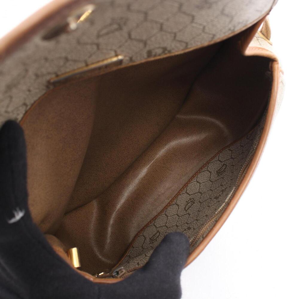 CHRISTIAN DIOR Brown Leather Shoulder Bag - Picture 3 of 10